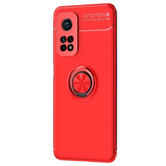 CaseUp Xiaomi Mi 10T Pro Kılıf Finger Ring Holder Kırmızı 2